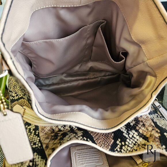 Coach Madison Phoebe Shoulder Bag β Python Snakeskin  #31502 - Picture 14 of 16